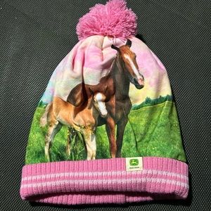 John Deere Girl’s Horse Winter Beanie